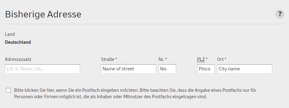 deutsche post adressänderung rente